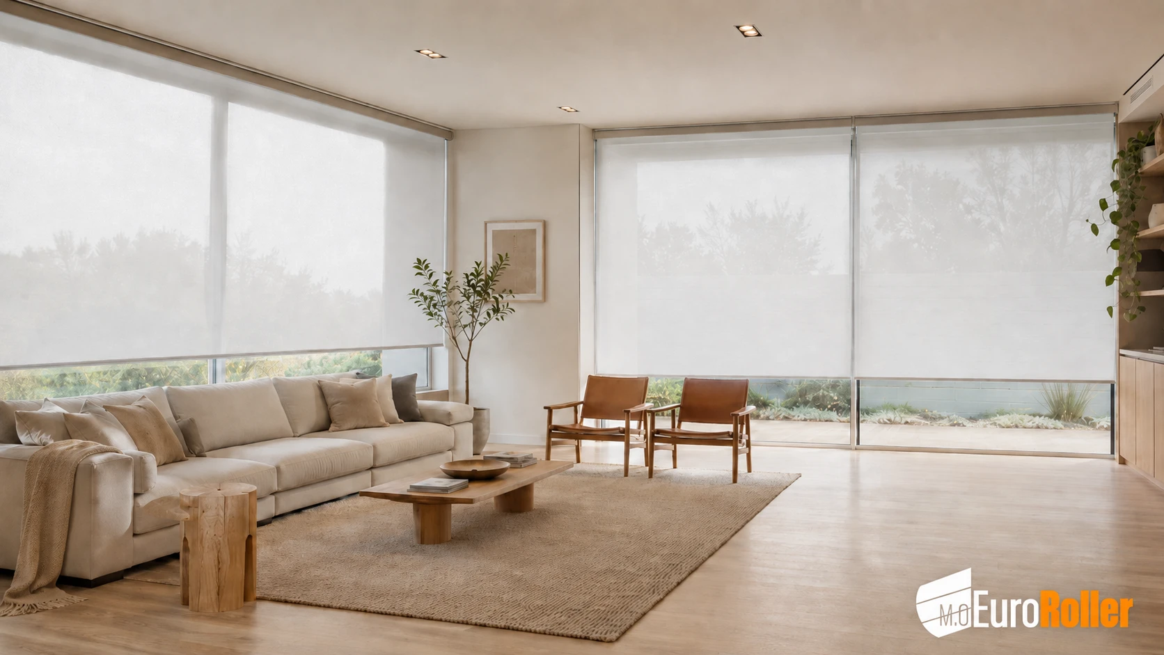 Cortinas roller a medida instaladas por EuroRoller